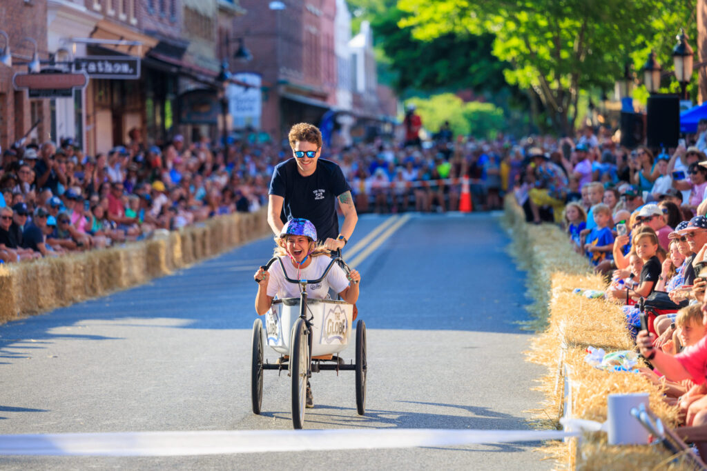 Berlin, MD Main Street during Bathtub Races