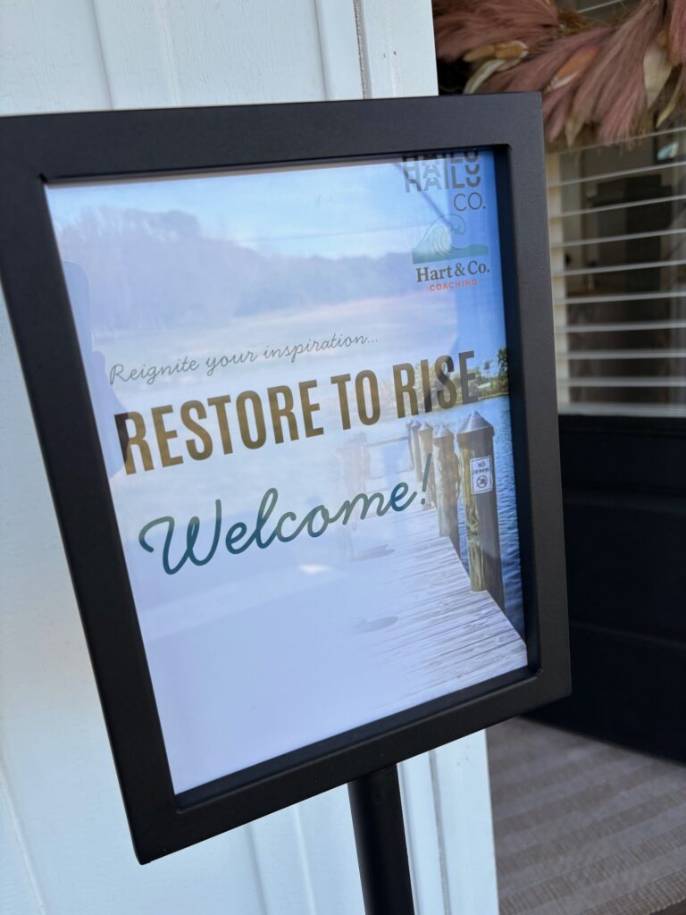 Restore to Rise Sign